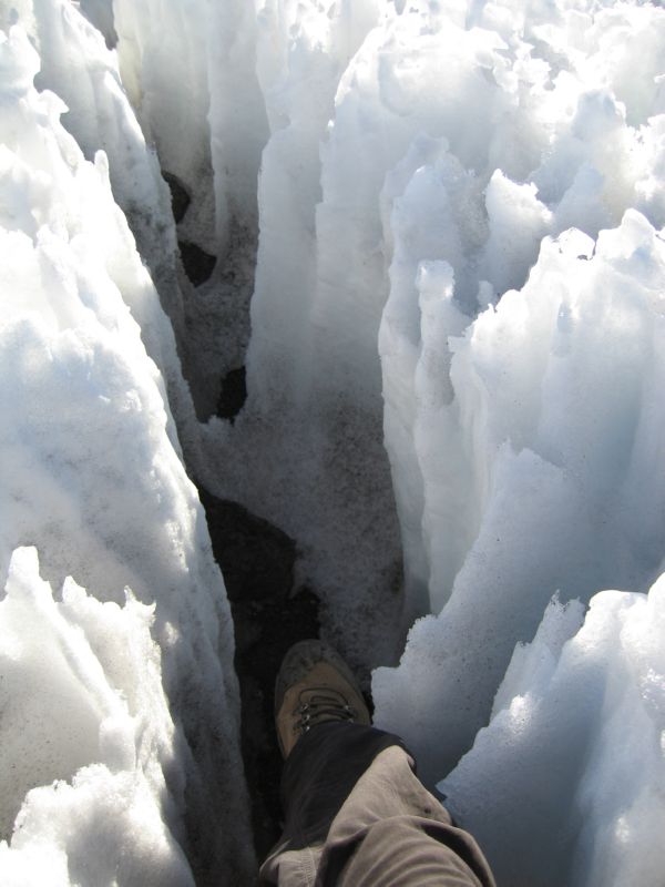 Kili (123) snow on glacier